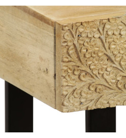 Table console Bois de manguier massif 102 x 30 x 79 cm