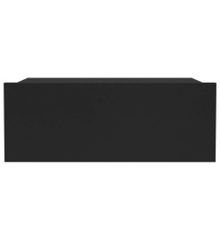 Tables de chevet flottantes 2 pcs Noir 40x30x15 cm