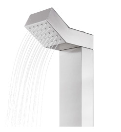 Douche de jardin 220 cm Acier inoxydable