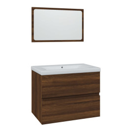 Meubles de salle de bain Chêne marron Bois d'ingénierie