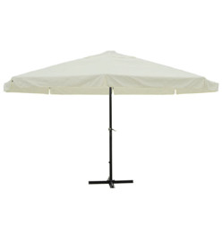 Parasol Blanc Aluminium 500 cm