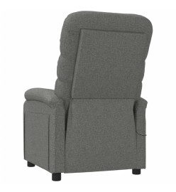 Fauteuil de massage Gris foncé Tissu