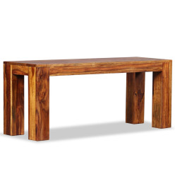 Banc Bois de Sesham massif 110 x 35 x 45 cm