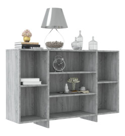 Buffet Sonoma gris 120x30x75 cm Aggloméré