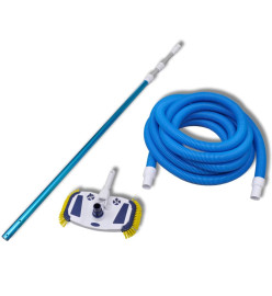 Aspirateur de piscine avec manche télescopique et tuyau