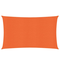 Voile d'ombrage 160 g/m² Orange 2x5 m PEHD