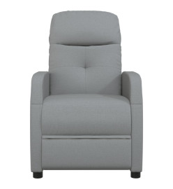 Fauteuil inclinable Gris clair Tissu