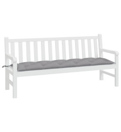 Coussin de banc de jardin gris 180x50x7 cm tissu oxford