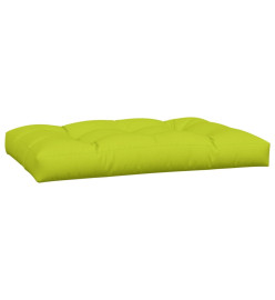 Coussins de palette 3 pcs vert vif tissu