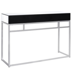 Table console miroir Acier et verre 107 x 33 x 77 cm