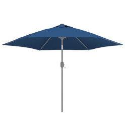 Tissu de remplacement pour parasol d'extérieur Bleu azuré 300cm