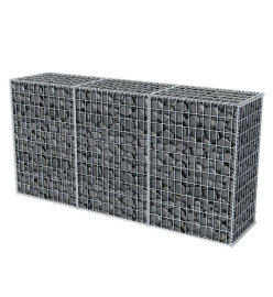 Panier de gabion Acier galvanisé 200x50x100 cm