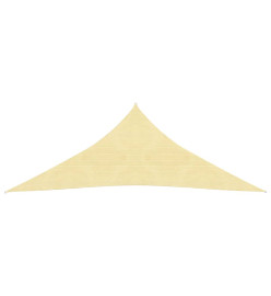 Voile d'ombrage 160 g/m² Beige 3x3x3 m PEHD