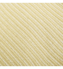 Voile d'ombrage 160 g/m² Beige 3x3x3 m PEHD