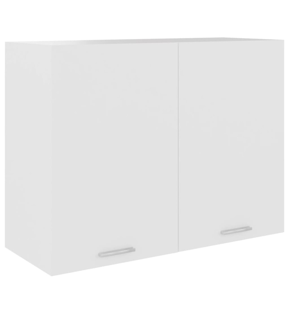 Armoire suspendue Blanc 80x31x60 cm Aggloméré