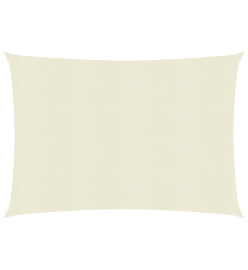 Voile d'ombrage 160 g/m² Crème 3x4 m PEHD