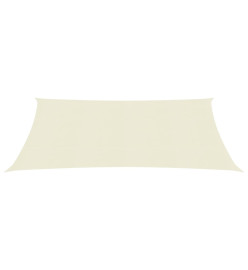 Voile d'ombrage 160 g/m² Crème 3x4 m PEHD