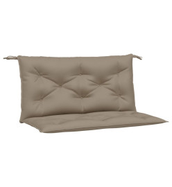 Coussins de banc de jardin 2 pcs taupe 100x50x7 cm tissu Oxford