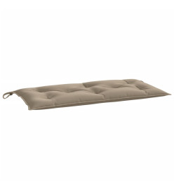 Coussins de banc de jardin 2 pcs taupe 100x50x7 cm tissu Oxford