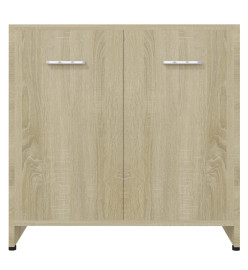 Armoire de salle de bain Chêne sonoma 60x33x61 cm Aggloméré