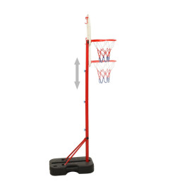 Ensemble de jeu de basket-ball portable réglable 138,5-166 cm