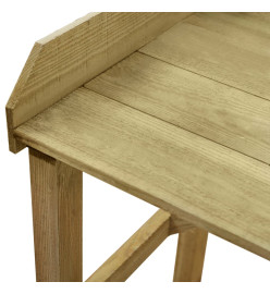 Table de jardinière Bois de pin imprégné 75x40x90 cm