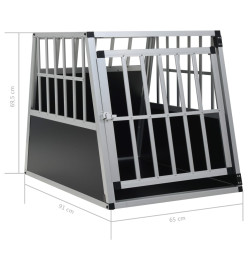 Cage pour chien avec une porte 65 x 91 x 69,5 cm