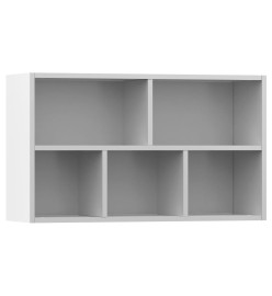 Bibliothèque/Buffet Blanc 50x25x80 cm Aggloméré