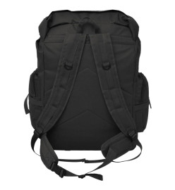 Sac à dos en style d'armée 65 L Noir