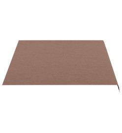 Tissu de remplacement pour auvent Marron 4x3 m