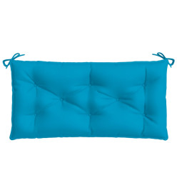 Coussin de banc de jardin bleu clair 100x50x7 cm tissu oxford