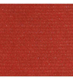 Voile d'ombrage 160 g/m² Rouge 4x4x5,8 m PEHD