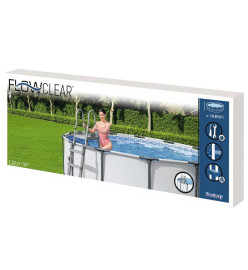 Bestway Échelle de piscine de sécurité à 4 marches Flowclear 132 cm