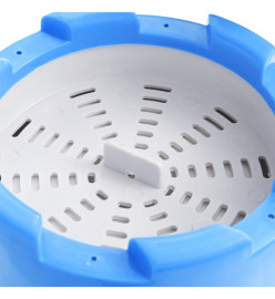 Écumoire de piscine et pompe avec adaptateur 16 cm Plastique