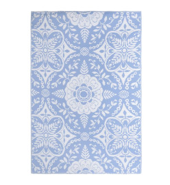 Tapis d'extérieur Bleu azuré 190x290 cm PP