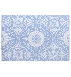 Tapis d'extérieur Bleu azuré 190x290 cm PP