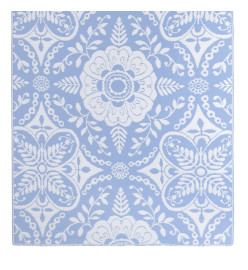 Tapis d'extérieur Bleu azuré 190x290 cm PP