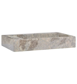 Lavabo Gris 58x39x10 cm Marbre