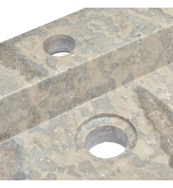 Lavabo Gris 58x39x10 cm Marbre