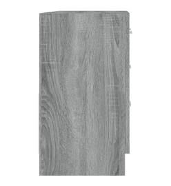 Armoire de lavabo Sonoma gris 63x30x54 cm Bois d'ingénierie