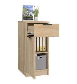 Armoire de bureau Chêne sonoma 33,5x50x75 cm Bois d'ingénierie