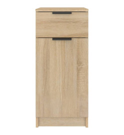 Armoire de bureau Chêne sonoma 33,5x50x75 cm Bois d'ingénierie