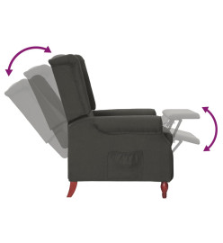 Fauteuil Gris foncé Tissu