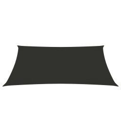 Voile de parasol Tissu Oxford rectangulaire 2,5x4,5m Anthracite