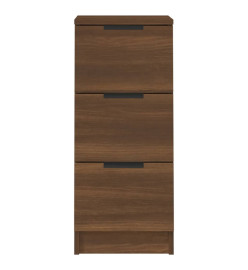 Buffet Chêne marron 30x30x70 cm Bois d'ingénierie