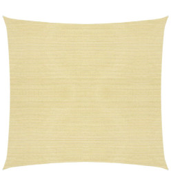 Voile d'ombrage 160 g/m² Beige 3x3 m PEHD