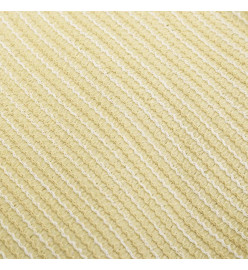 Voile d'ombrage 160 g/m² Beige 3x3 m PEHD