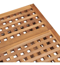 Table pliable de jardin 50x50x50 cm Bois de teck solide