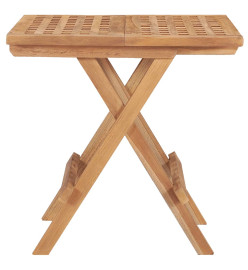 Table pliable de jardin 50x50x50 cm Bois de teck solide
