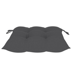 Chaises pliables de jardin 6 pcs avec coussins Bois d'acacia